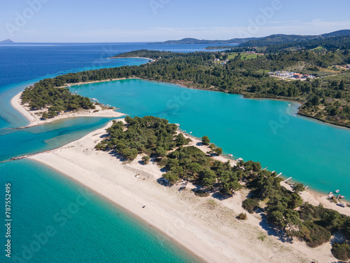 Kassandra coastline near Lagoon Beach, Chalkidiki, Greece