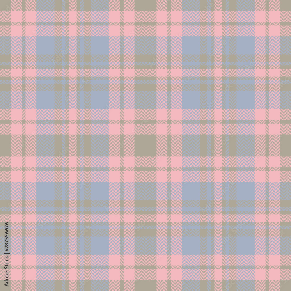 Plaid seamless pattern in pink. Check fabric texture. Vector textile print. Plaid seamless pattern in pink. Check fabric texture. Vector textile print.