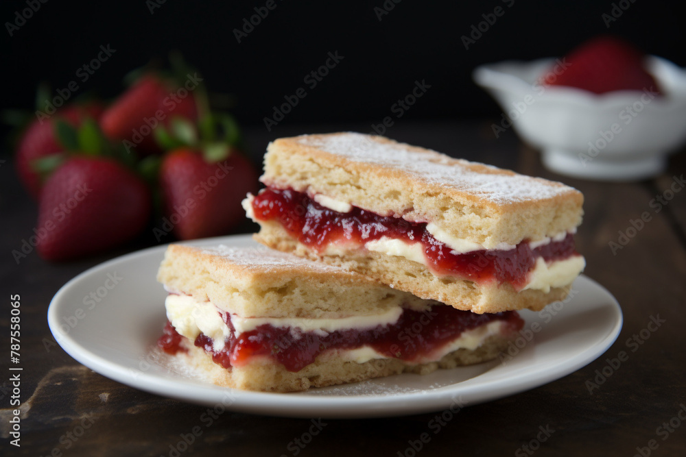 Strawberry shortcake generative AI Strawberry shortcake generative AI