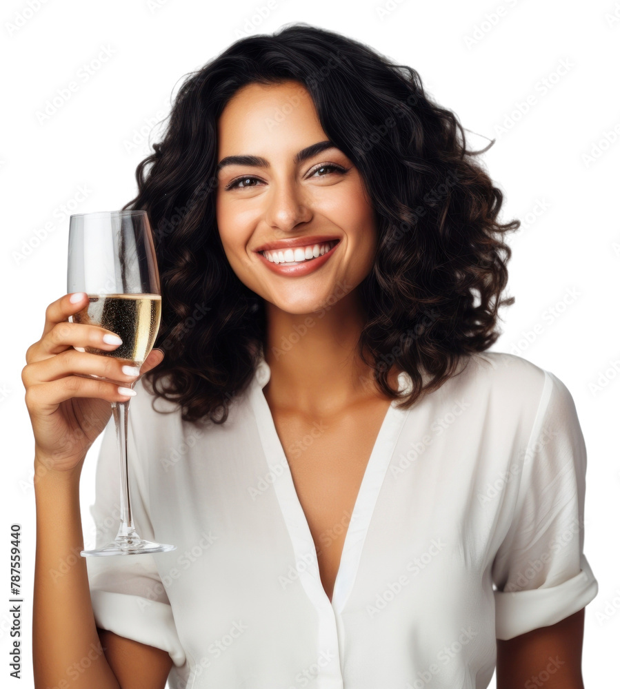PNG Woman smiling and chilling and celebrating new year drinking glass smile. PNG Woman smiling and chilling and celebrating new year drinking glass smile.