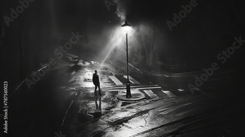 depression and loneliness concept portrait photo