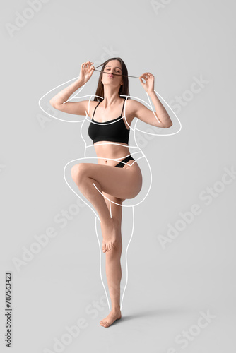 Body positive mature woman ...