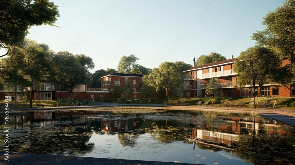 A photo of Group Residences Reflecting Tranquility A photo of Group Residences Reflecting Tranquility