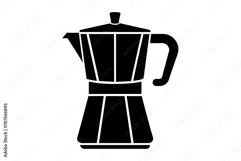 coffee maker vector silhouette illustration coffee maker vector silhouette illustration
