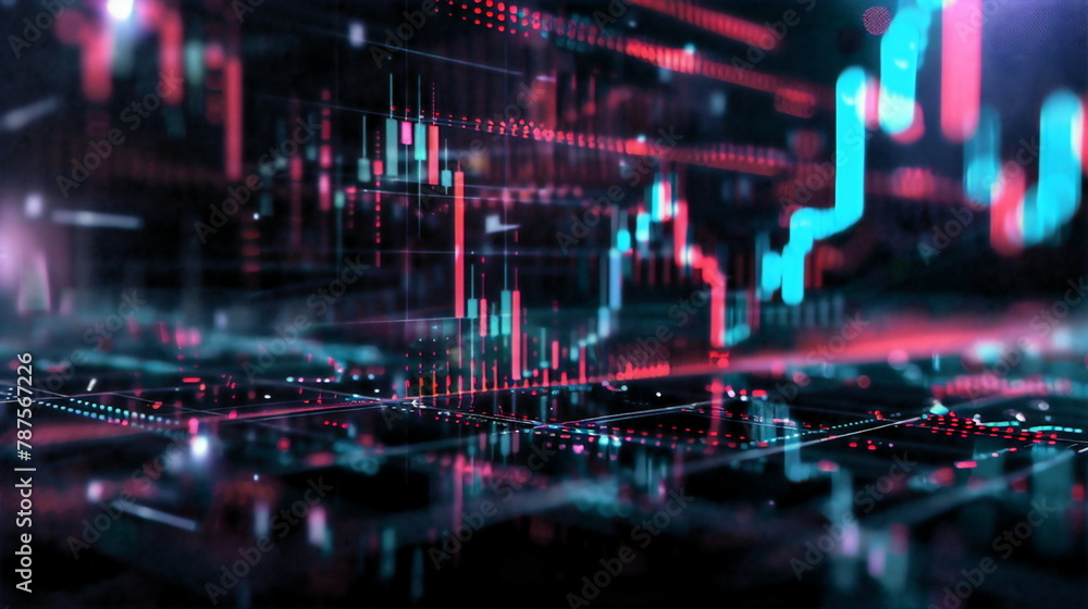 Fototapeta premium Stock Trading Made Easy: Simple Strategies for Success 