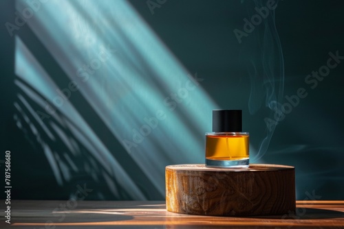 Luxury perfume. Background with selective focus and copy space