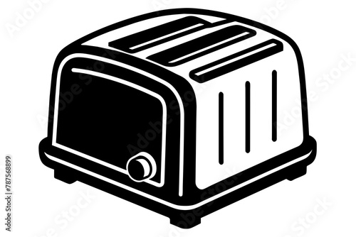 toaster vector silhouette illustration