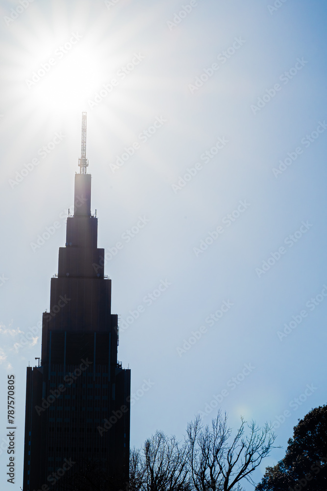 Obraz premium 東京 新宿御苑の春の風景