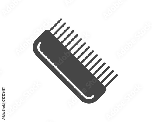 Makeup and Cosmetics related line. linear Vector graphic icons beauty and cosmetics in the form hair combs for massage or darsonval procedures. Outline signs and symbols.