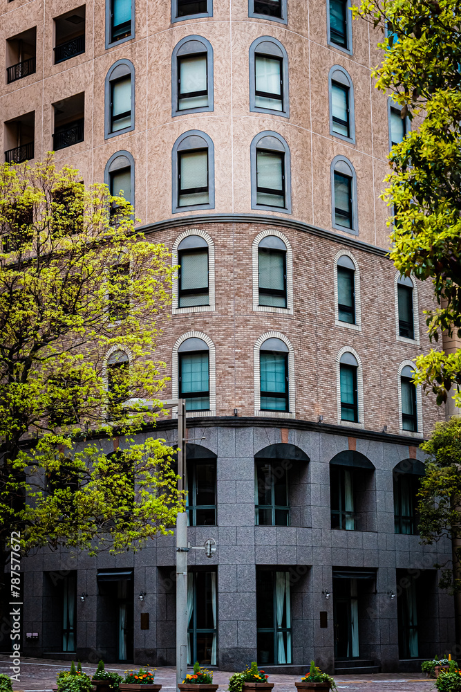 Naklejka premium イタリア街の風景