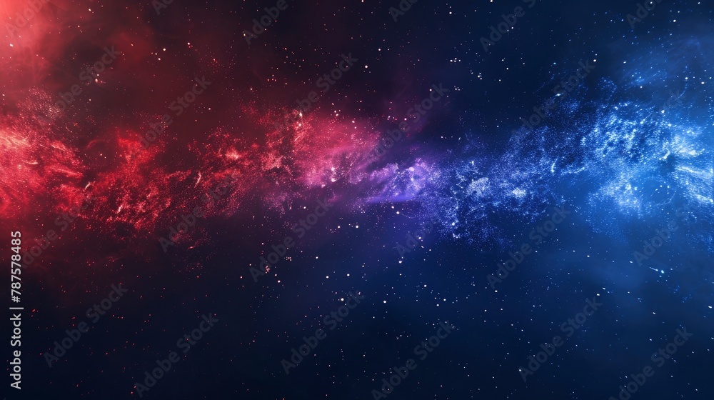 Fototapeta premium Red And Blue Lines On A Dark Background, Hd Background Images
