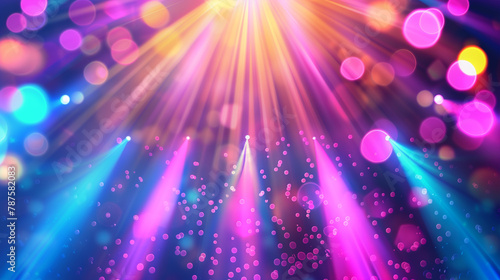 Disco Fever  Background Alive with Dynamic Lights  Creating an Atmosphere of Fun and Celebration.