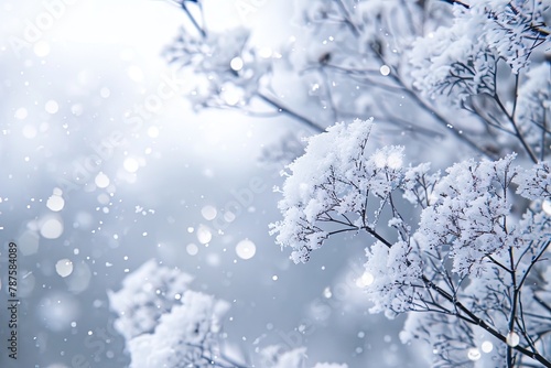 Snowfall wonder: Images capture delicate snowflakes gently blanketing the serene scenery, creating a tranquil winter wonderland.