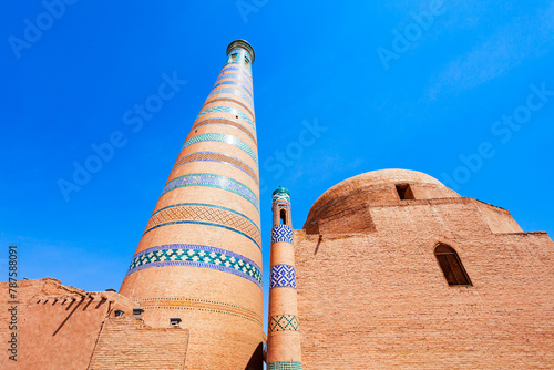 Islam Khodja Minaret at Itchan Kala, Khiva photo