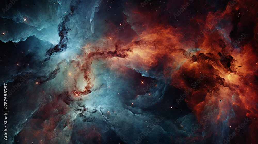 Nebula Birth a captivating astrophotography image of universe