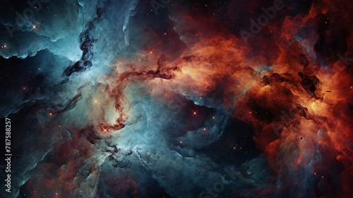 Nebula Birth a captivating astrophotography image of universe © Lalaland