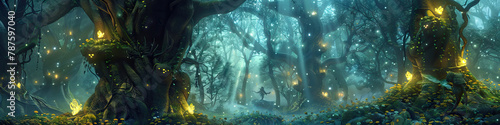 Enchanted Forest: Mystical Creatures, Fairies, and Ancient Trees