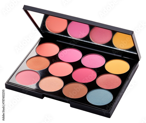 PNG Makeup Palette palette cosmetics white background. 