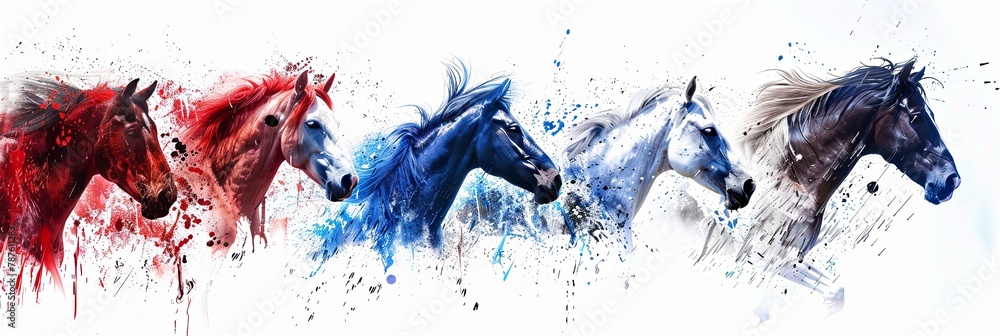 Resilient Gallop Through the Splash of Creativity's Bold Palette Resilient Gallop Through the Splash of Creativity's Bold Palette