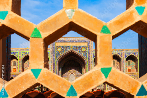Registan Sher Dor Madrasa in Samarkand photo