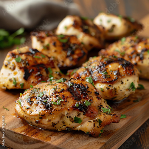 cooked fried chicken photo