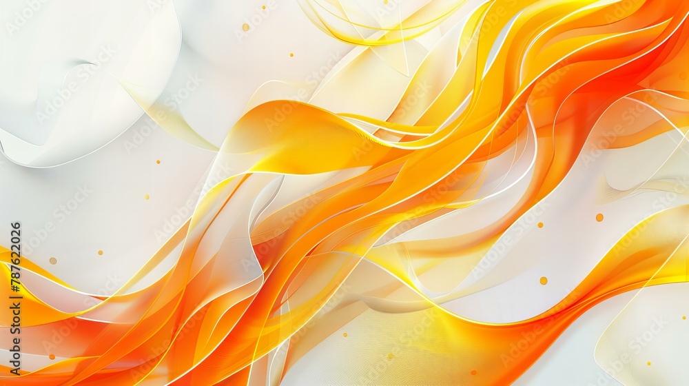 Minimalistic telecommunication art for business card background in white, orange, and yellow hues Minimalistic telecommunication art for business card background in white, orange, and yellow hues