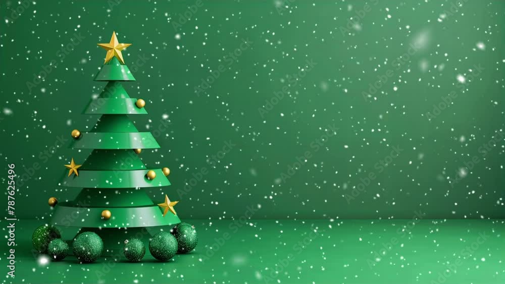 Loop. Falling snowflakes. Falling snowflakes effect. Noel. Loop. Christmas tree. Generate AI. Loop. Falling snowflakes. Falling snowflakes effect. Noel. Loop. Christmas tree. Generate AI.