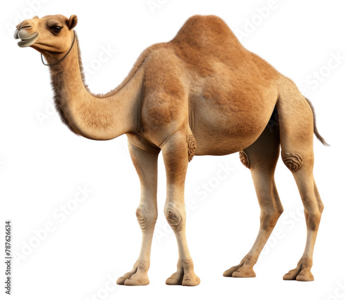 Camel mammal animal white background. 