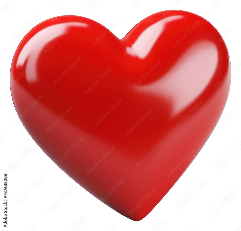 PNG  Heart red white background romance