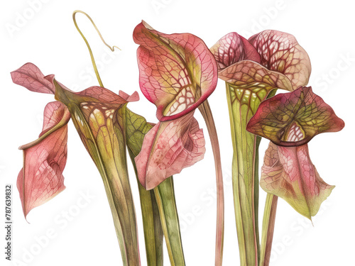 PNG Tropical pitcher plants anthurium blossom flower