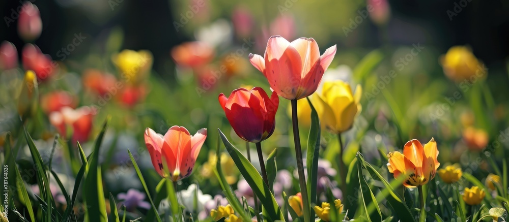 Fototapeta premium Flowers that bloom in spring