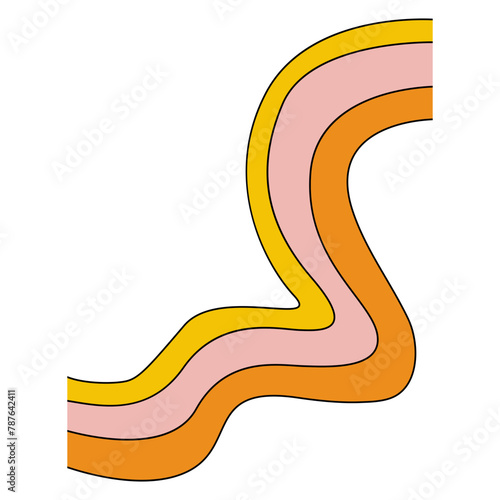 Psychedelic Retro Rainbow