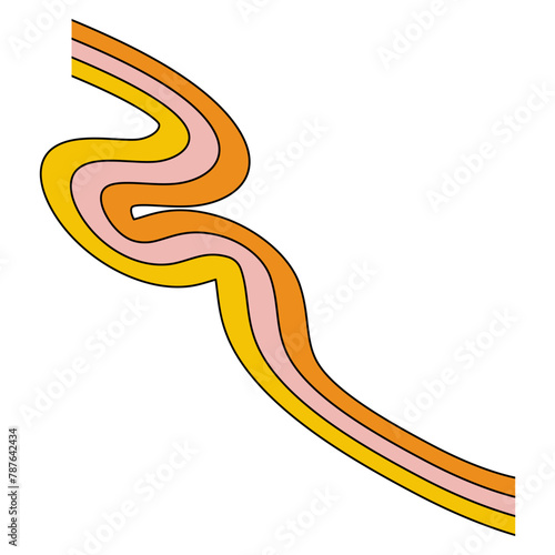 Psychedelic Retro Rainbow