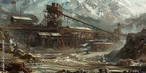Industry, Mining and Resources: Mining operations, minerals, and natural resources. 
