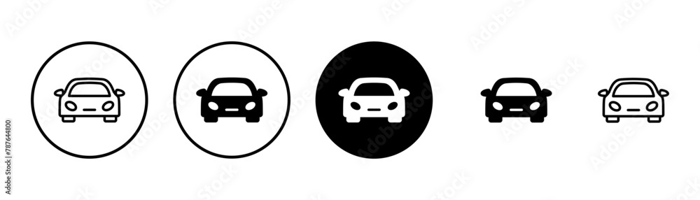 Car icon vector isolated on white background. Car icon vector.