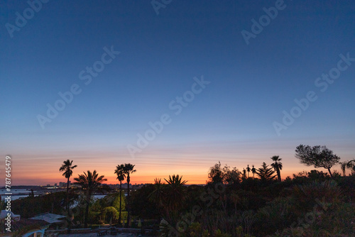 Sunset landscape, Ferragudo, Algarve
