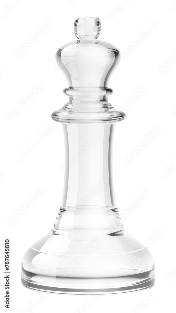 PNG King chess piece transparent glass white background PNG King chess piece transparent glass white background