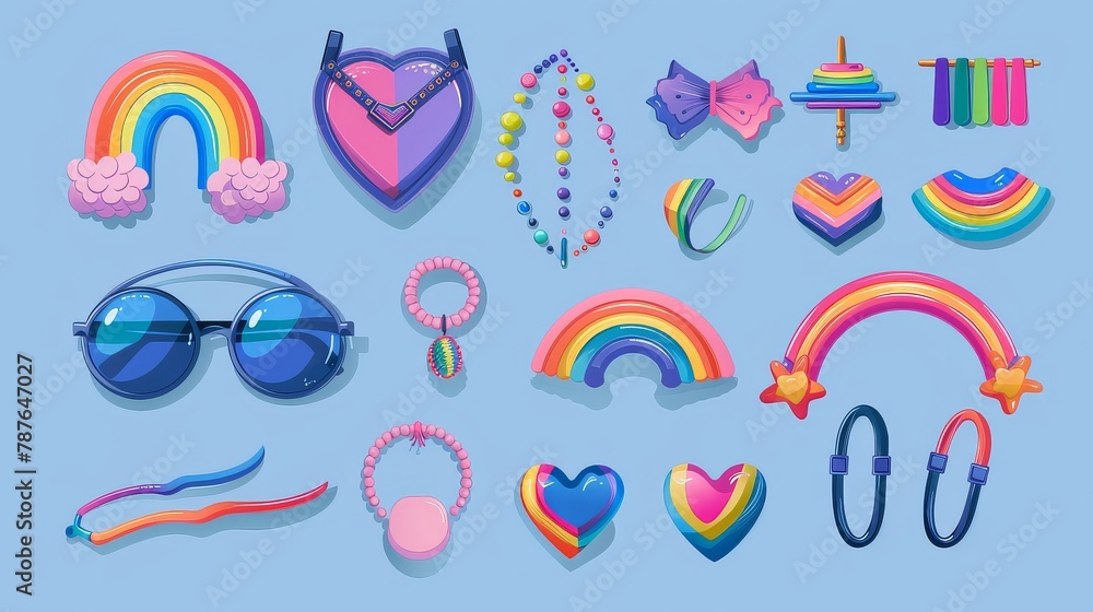 LGBTQIA+ Pride Month Accessories 