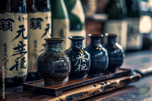 Japanese sake drink