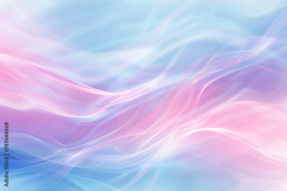 Soft Gradient background. Vibrant Gradient Background. Blurred Color Wave. Blue, pink gradient background. summer and spring concept. Pastel gradient background. Abstract wallpaper - generative ai