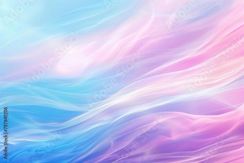 Soft Gradient background. Vibrant Gradient Background. Blurred Color Wave. Blue  pink gradient background. summer and spring concept. Pastel gradient background. Abstract wallpaper - generative ai