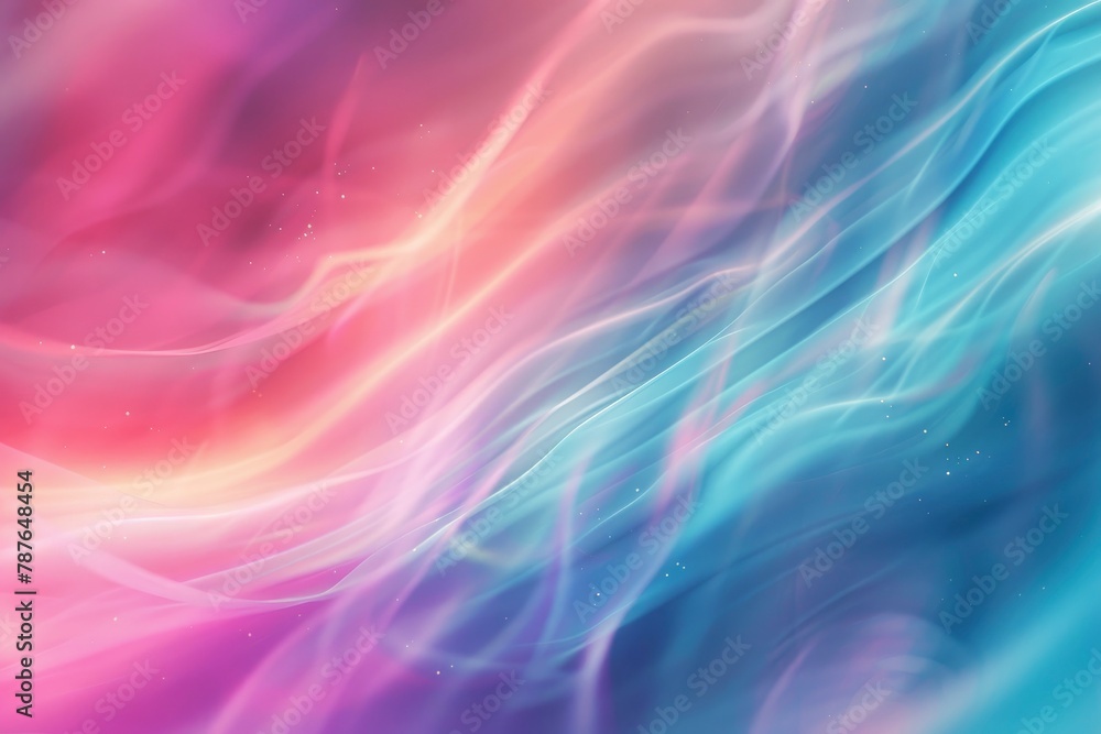 Soft Gradient background. Vibrant Gradient Background. Blurred Color Wave. Blue, pink gradient background. summer and spring concept. Pastel gradient background. Abstract wallpaper - generative ai