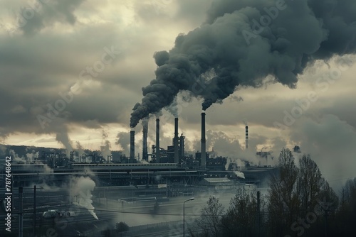 The Dark Cloud of Industry: Air Pollution's Menacing Presence