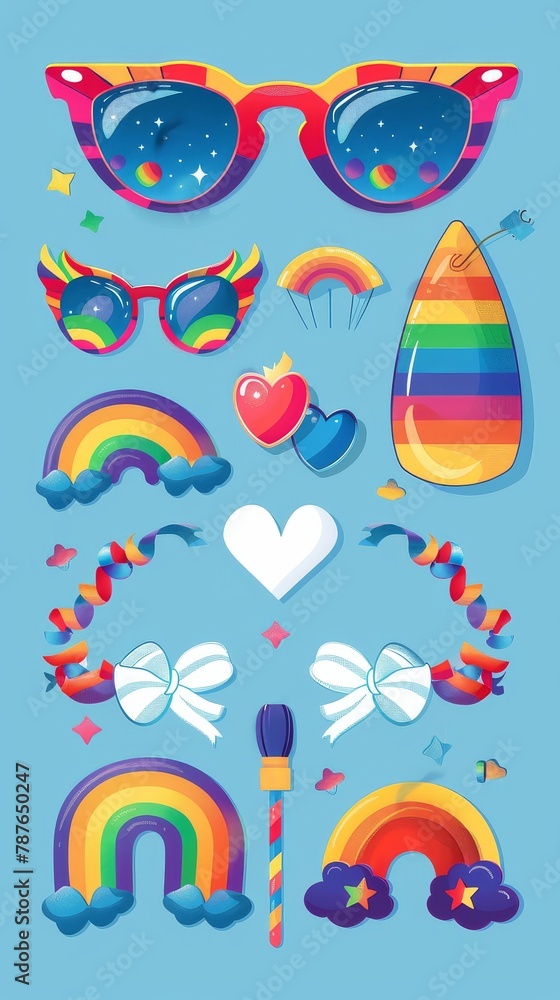 LGBTQIA+ Pride Month Accessories 