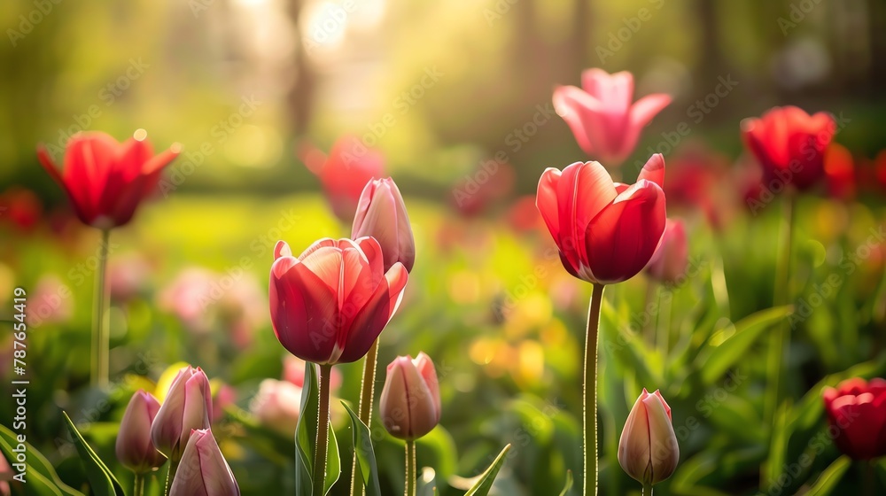 Fototapeta premium Nature Photography Challenge Challenge yourself to capture the beauty of spring through photography Explore your local parks, gardens, or countryside and share your favorite shots