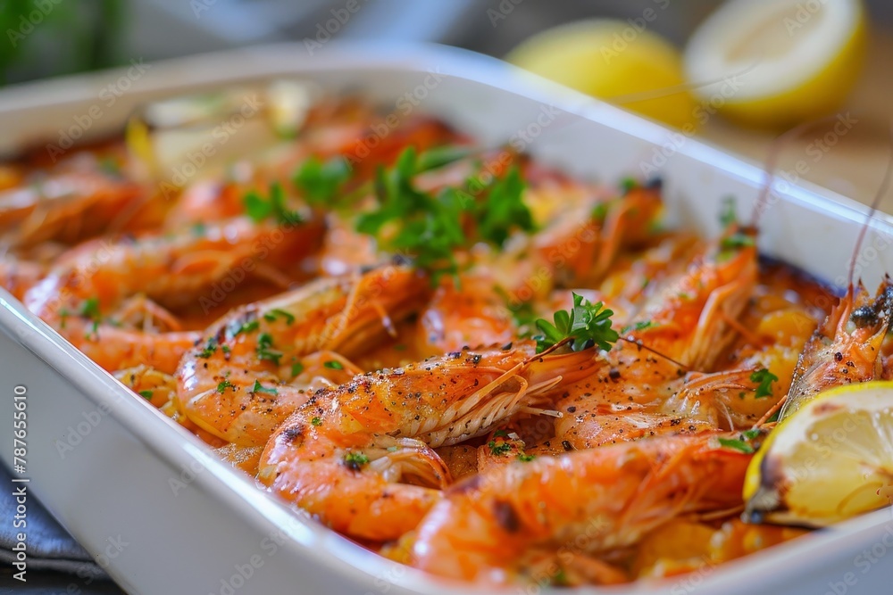 Shrimp cooked by ocean view Shrimp cooked by ocean view