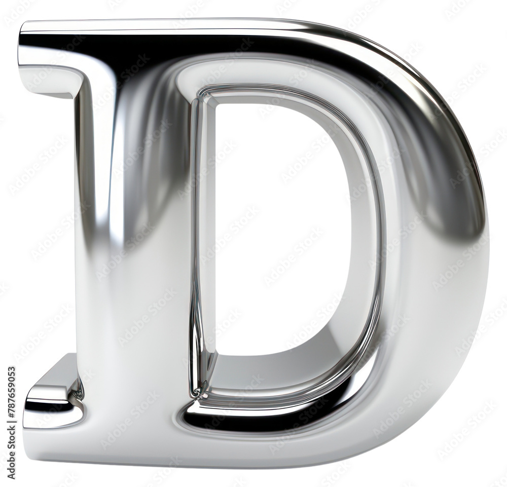 PNG Alphabet d shape silver text white background. PNG Alphabet d shape silver text white background.
