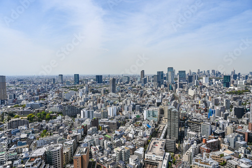 日本東京の都市風景