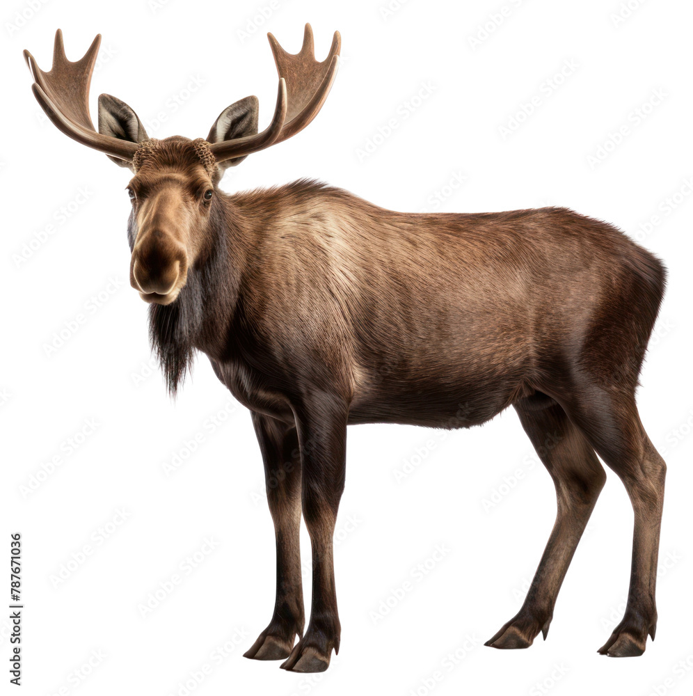 PNG Moose deer wildlife animal mammal. AI generated Image by rawpixel.