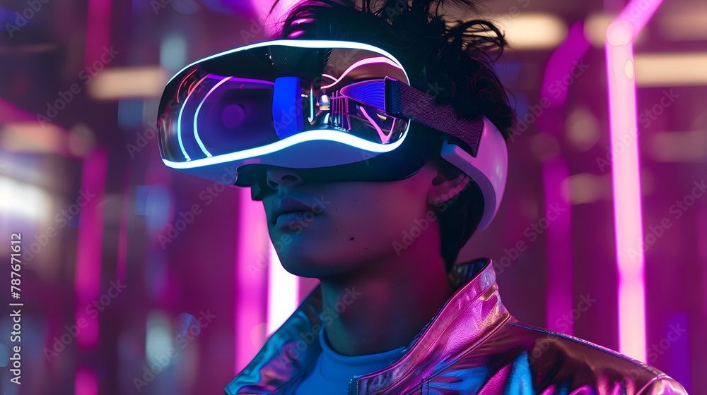 Unleash Your Imagination with Cutting-Edge VR Technology and Futuristic Color Palette Unleash Your Imagination with Cutting-Edge VR Technology and Futuristic Color Palette